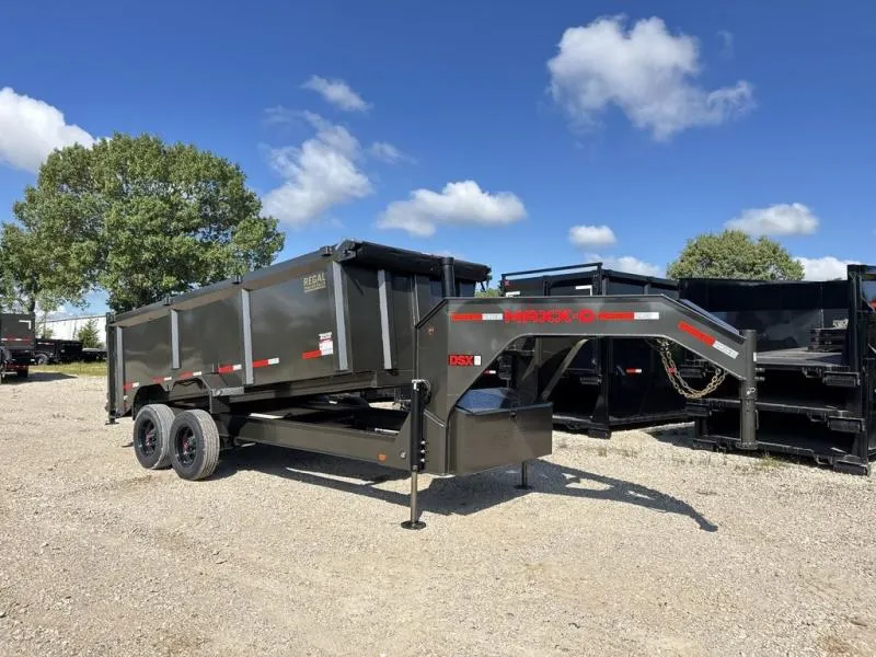 2026 MAXX-D Trailers DSX 16' X 83" Telescoping Gooseneck Dump Trailer W 