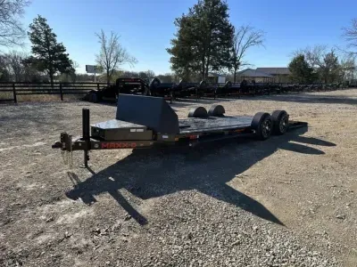 2027 MAXX-D Trailers A6X 24' X 80" Drop-N-Load Carhauler Black