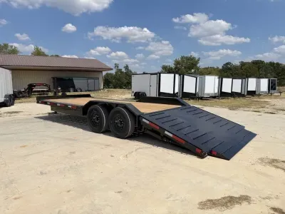 2027 HT Trailers TPX 24' X 102" Bumper Pull Equipment Hauler W/ Auto Locking Hydraulic
