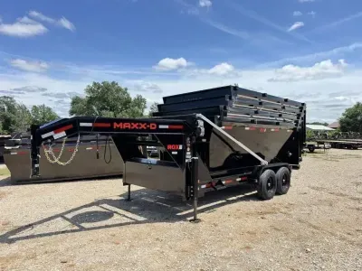 2027 MAXX-D Trailers ROX 14' 18K GVWR WITH 4-14 CUBIC YARD BINS 