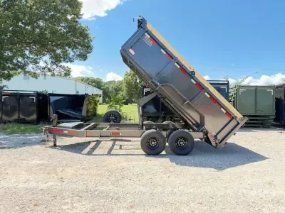 2027 MAXX-D Trailers DKX / DKB 14' X 83" X 42? sides Dump Trailer Gray 