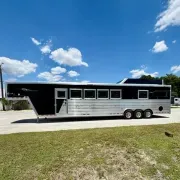 2025 Cimarron Trailers Mostar 7 horse gooseneck trailer Horse & Livestock