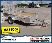 2022 Weberlane 5x10 Aluminum Single Axle Utility Trailer (AWL1060) - Dealer Demo