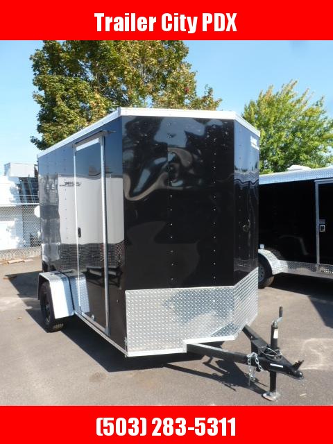 6 X 10 3K BLACK ENCLOSED CARGO TRAILER WITH RAMP/V-NOSE 6 X 10 3K BLACK ENCLOSED CARGO TRAILER WITH RAMP/V-NOSE