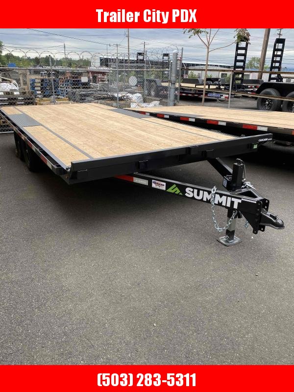 Summit 8.5 X 18 10K DECKOVER Flatbed Trailer Summit 8.5 X 18 10K DECKOVER Flatbed Trailer
