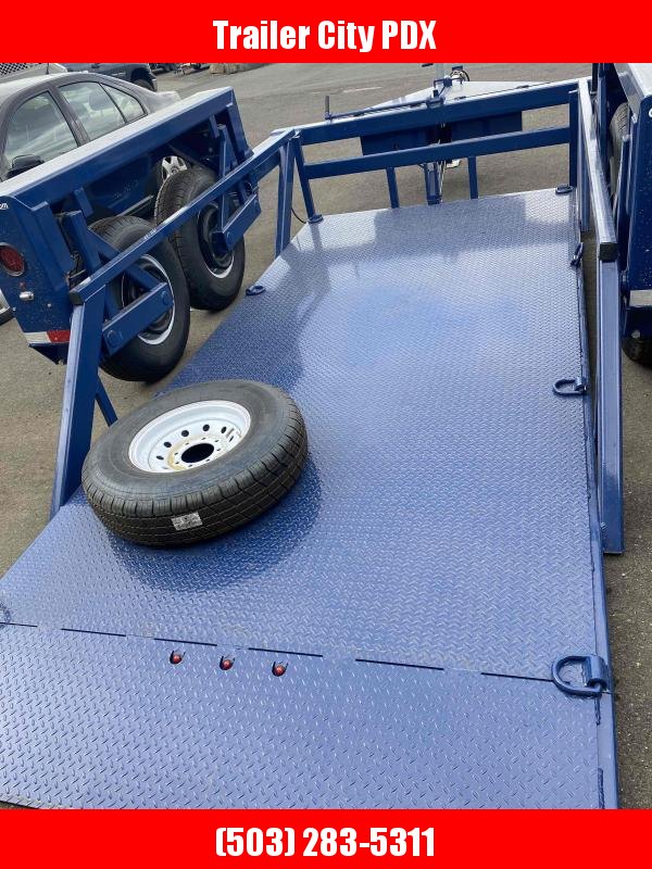 Air Tow GROUND LOADING Tandem Axle Flatbed Flatbed Trailer Air Tow GROUND LOADING Tandem Axle Flatbed Flatbed Trailer