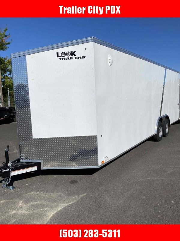 8.5 X 24 CARHAULER RAMP ENCLOSED TRAILER Enclosed Cargo Trailer 8.5 X 24 CARHAULER RAMP ENCLOSED TRAILER Enclosed Cargo Trailer