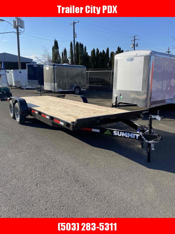 Summit 7 X 20 10K CASCADE FLATBED Flatbed Trailer Summit 7 X 20 10K CASCADE FLATBED Flatbed Trailer