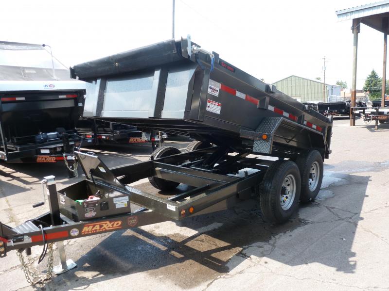 MAXXD 6 X 12 12K DUMP. TARP. RAMPS GRAY METALLIC Near Me Trailer