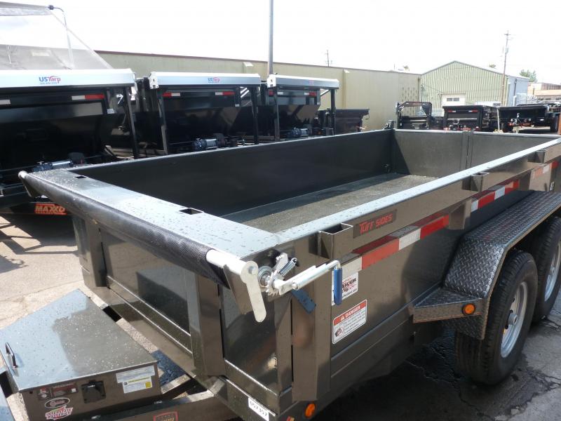 MAXXD 6 X 12 12K DUMP. TARP. RAMPS GRAY METALLIC Near Me Trailer