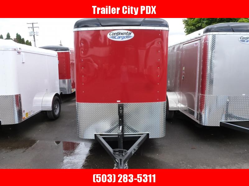 2021 Continental Cargo 5 X 10 3K SUPER TALL RED RAMP Enclosed Cargo Trailer 2021 Continental Cargo 5 X 10 3K SUPER TALL RED RAMP Enclosed Cargo Trailer
