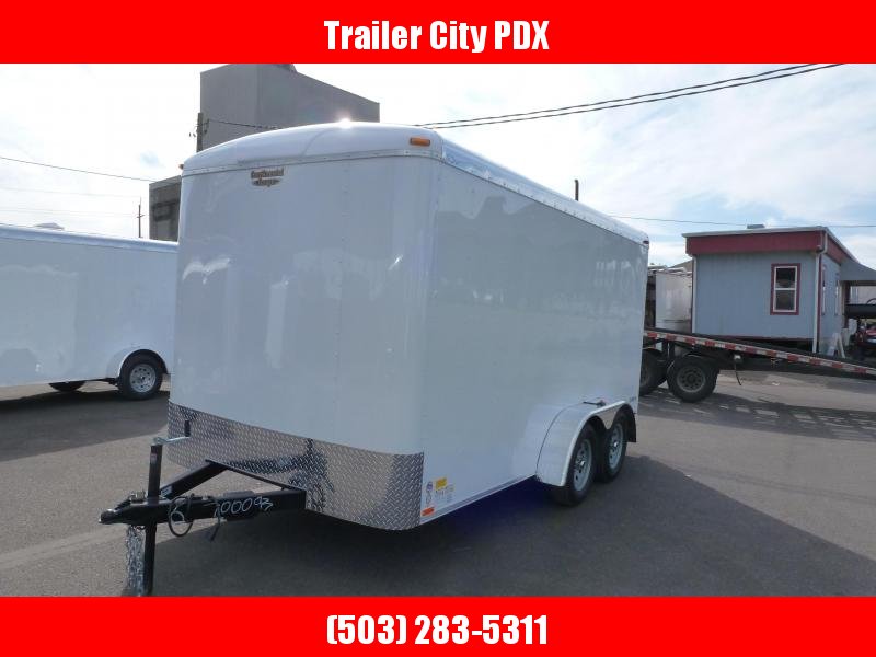 2021 Continental Cargo 7 X 14 7K RAMP WHITE Enclosed Cargo Trailer 2021 Continental Cargo 7 X 14 7K RAMP WHITE Enclosed Cargo Trailer