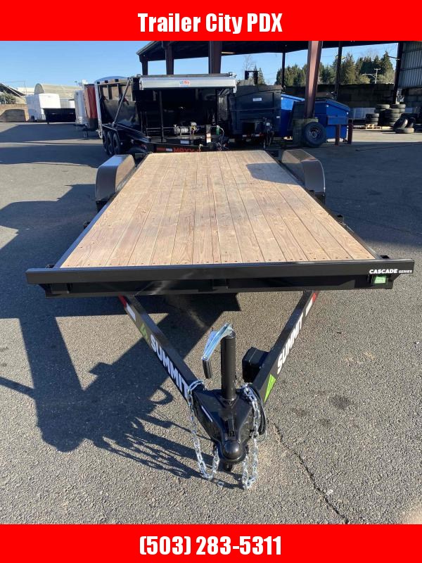 Summit 7 X 18 10K FLATBED CASCADE 5" Flatbed Trailer Summit 7 X 18 10K FLATBED CASCADE 5" Flatbed Trailer