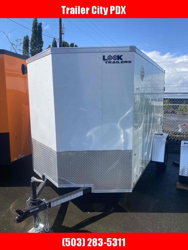 2022 Look Trailers 6.0 X 10 3K CARGO DOORS WHITE Enclosed Cargo Trailer 2022 Look Trailers 6.0 X 10 3K CARGO DOORS WHITE Enclosed Cargo Trailer