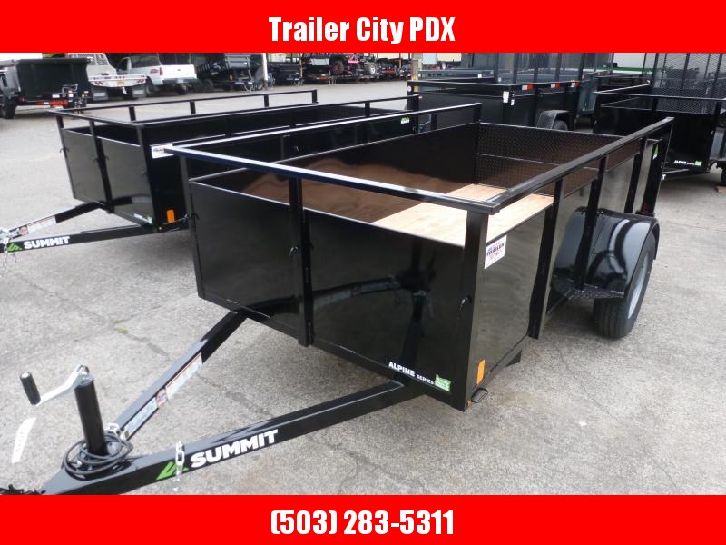 5 X 10 3K UTILITY TRAILER WITH SPLIT GATE/RAMPS Trailer City