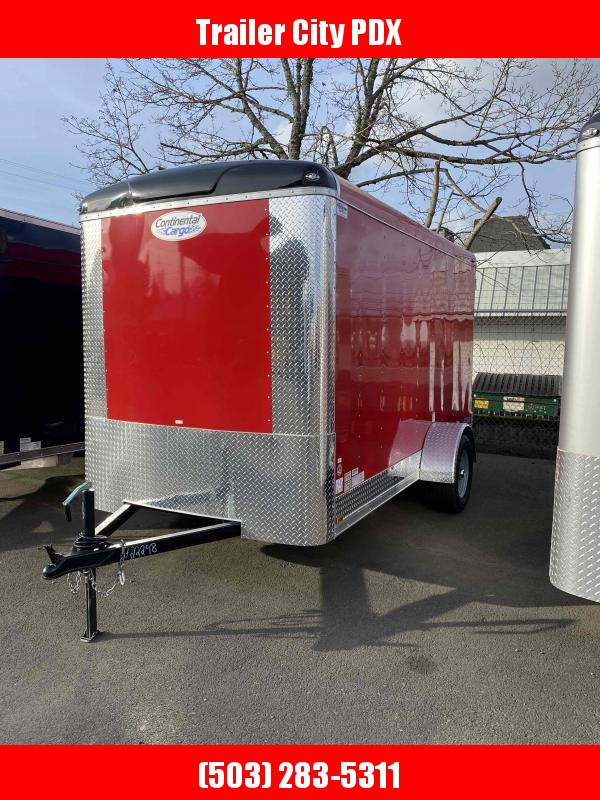 2021 Continental Cargo 6X12 3K CARGO DOORS RED Enclosed Cargo Trailer 2021 Continental Cargo 6X12 3K CARGO DOORS RED Enclosed Cargo Trailer