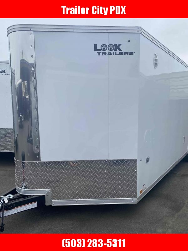 8.5 X 24 DELUXE ENCLOSED RAMP W/CABINETS, THIS IS A MAN TRAILER!!! 8.5 X 24 DELUXE ENCLOSED RAMP W/CABINETS, THIS IS A MAN TRAILER!!!