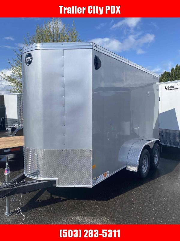 2023 Wells Cargo 6 X 12 7K SILVER RAMP Enclosed Cargo Trailer 2023 Wells Cargo 6 X 12 7K SILVER RAMP Enclosed Cargo Trailer