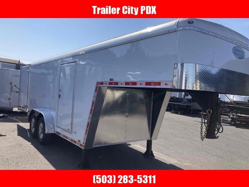 2023 CONTINENTAL CARGO GOOSENECK ENCLOSED TRAILER, 22 FOOT, WITH 14K