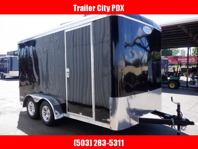 2020 Continental Cargo 7 X 14 7K TALL RAMP BLACK Enclosed Cargo Trailer 2020 Continental Cargo 7 X 14 7K TALL RAMP BLACK Enclosed Cargo Trailer