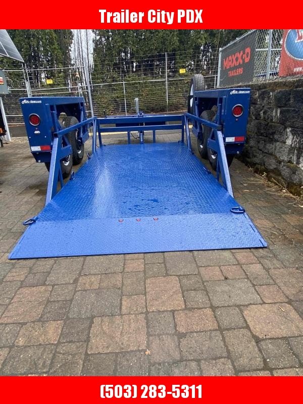 Air Tow 14FT 13.5K GROUND LOADING Tandem Axle Flatbed Flatbed Trailer Air Tow 14FT 13.5K GROUND LOADING Tandem Axle Flatbed Flatbed Trailer
