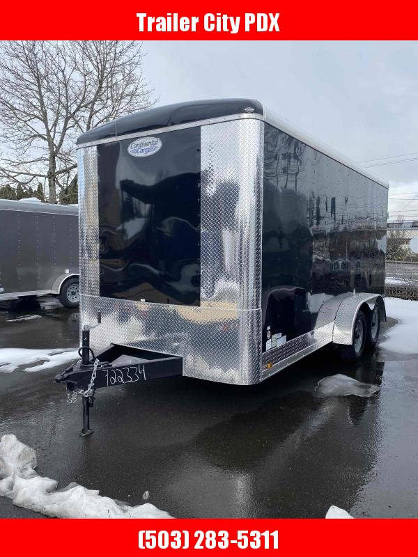 2021 Continental Cargo 7X16 7K TALL RAMP BLACK Enclosed Cargo Trailer 2021 Continental Cargo 7X16 7K TALL RAMP BLACK Enclosed Cargo Trailer