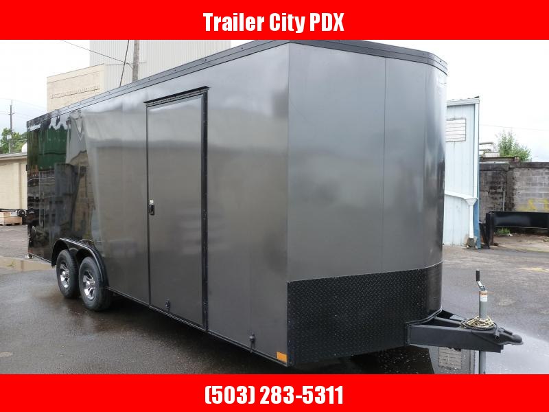 2020 Wells Cargo 8.5 X 20 10K RAMP V-NOSE CHARCOAL/BLACKROAD FORCE Enclosed Cargo Trailer 2020 Wells Cargo 8.5 X 20 10K RAMP V-NOSE CHARCOAL/BLACKROAD FORCE Enclosed Cargo Trailer