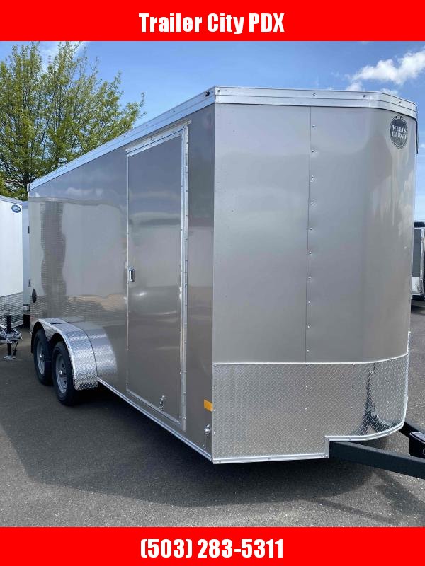 2023 Wells Cargo 7 X 16 7K RAMP CHAM BEIGE Enclosed Cargo Trailer 2023 Wells Cargo 7 X 16 7K RAMP CHAM BEIGE Enclosed Cargo Trailer