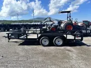 2025 EXTREME TRAILERS 83” X 16’, T/A, SQUARE TOP,  NO BRAKE, 4 RAMPS, 7K 