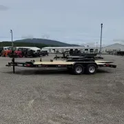 2025 EXTREME TRAILERS 83” X 20’ , CAR HAULER, 1 BRAKE, 5’ SIR, RAISED FL 