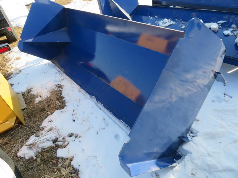 Blue 8' Skid Steer Economy Snow Pusher Blue 8' Skid Steer Economy Snow Pusher