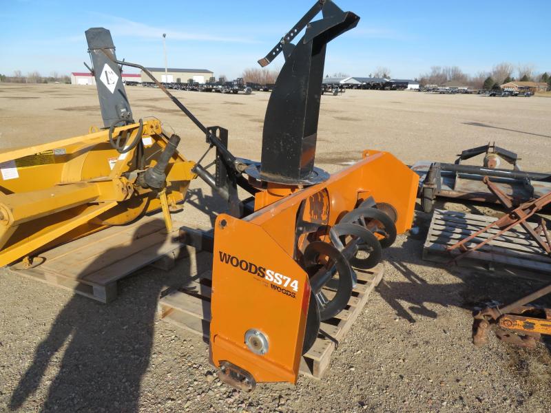 Used Woods 74" 3 Point Snow blower Used Woods 74" 3 Point Snow blower