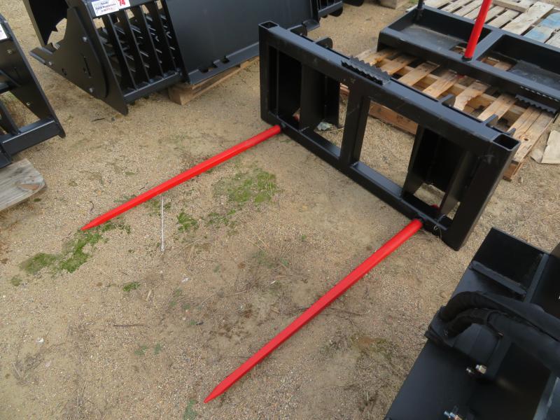 New Jenkins Skid Steer Double Tine Bale Spear New Jenkins Skid Steer Double Tine Bale Spear