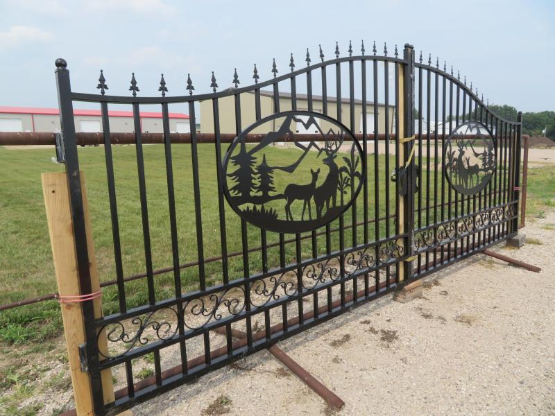 Wrought Iron 20' Gate Farm / Ranch Wrought Iron 20' Gate Farm / Ranch