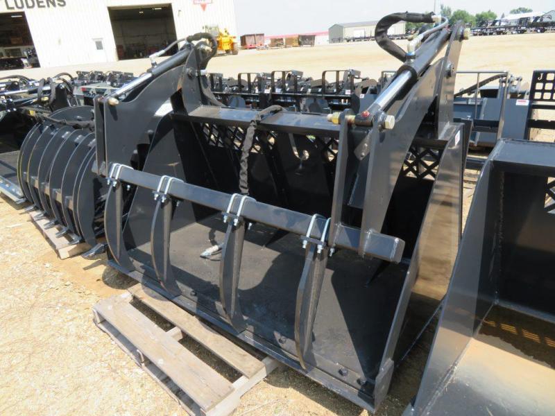 Jenkins 72" Skid Steer High Capacity Grapple Bucket Jenkins 72" Skid Steer High Capacity Grapple Bucket