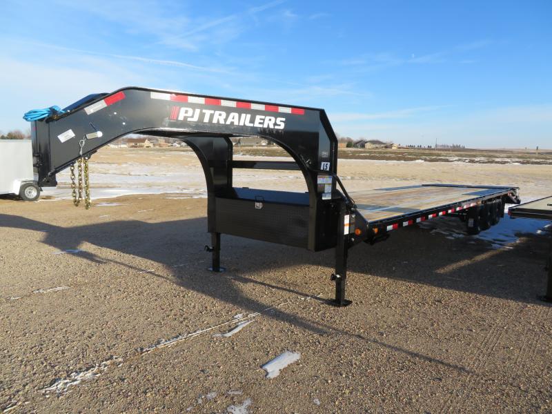 2024 PJ Trailers 30 Low Profile Tandem Dual Gooseneck Trailer Farm