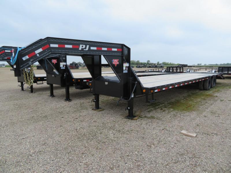 2022 PJ Trailers 36 Low Profile GN Trailer Farm Equipment and Trailer