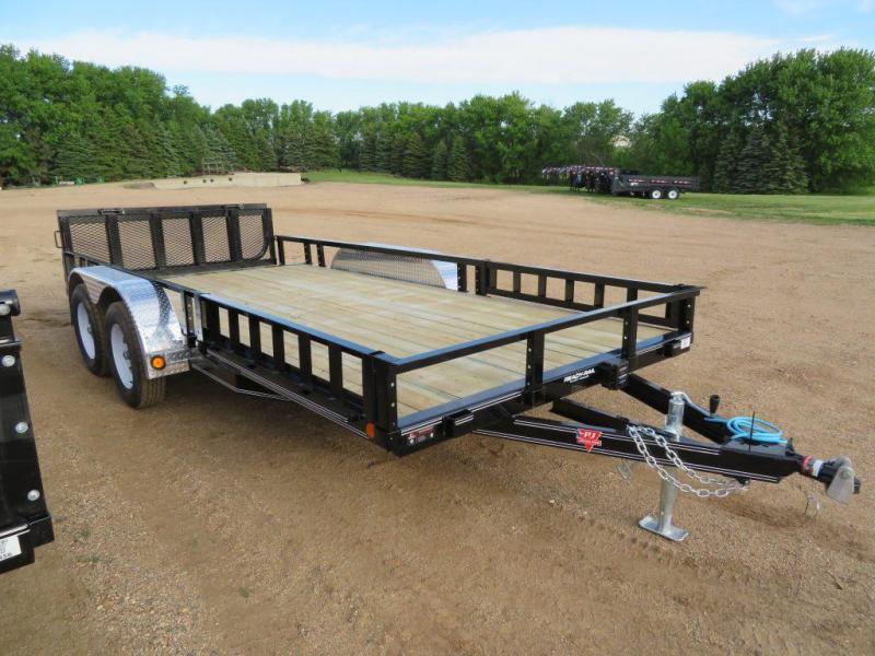 2020 PJ Trailers 16 Tandem Axle ATV Utility Trailer Farm Equipment