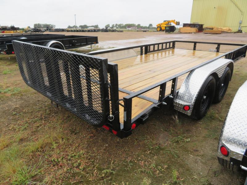 2023 PJ Trailers 16 Tandem Axle ATV Utility Trailer Farm Equipment