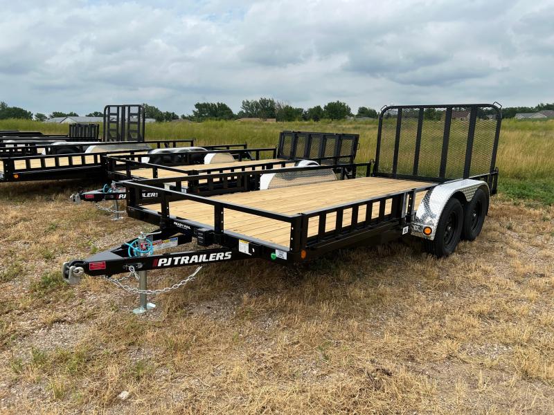 2023 PJ Trailers 14 Tandem Axle ATV Utility Trailer Farm Equipment