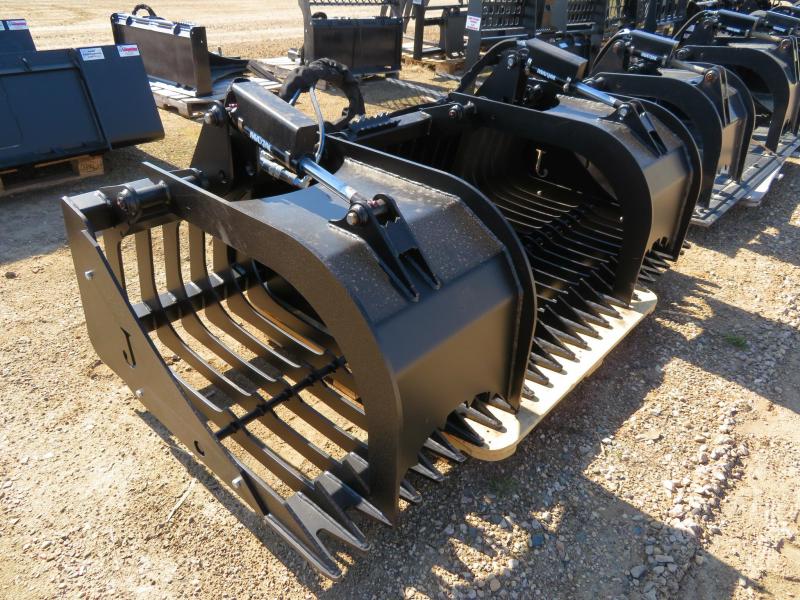 New Jenkins 84 Skid Steer Grapple Rock bucket New Jenkins 84 Skid Steer Grapple Rock bucket