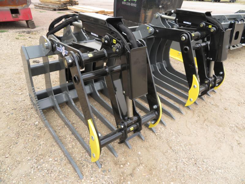 New MDS Iron Eagle 77" Skid Steer Slat Bucket w/Grapple New MDS Iron Eagle 77" Skid Steer Slat Bucket w/Grapple
