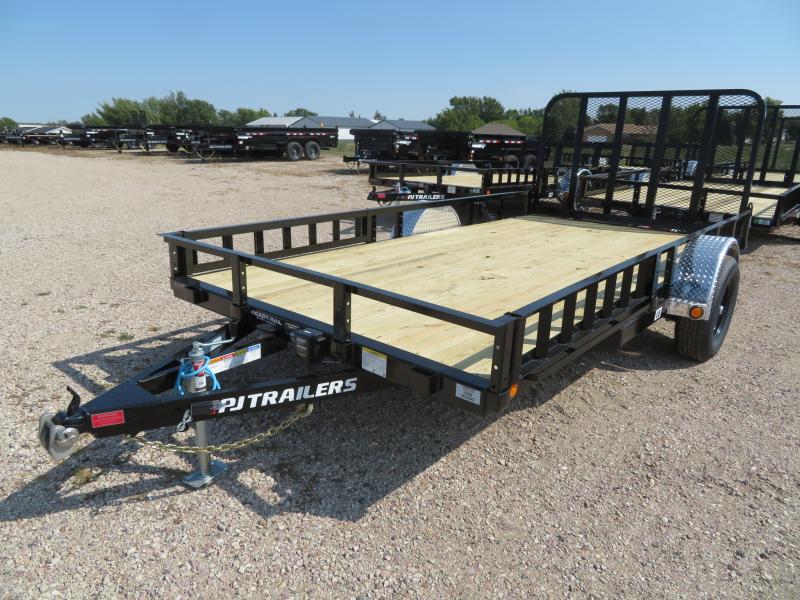 2023 PJ Trailers 18 Tandem Axle Utility Trailer Farm Equipment and