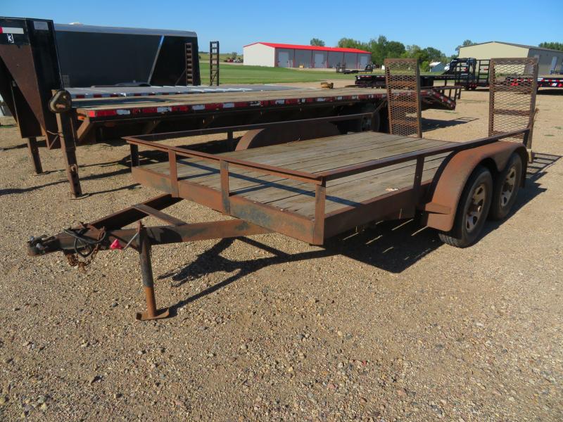 1999 Custom 14 Tandem Utility Trailer 1999 Custom 14 Tandem Utility Trailer