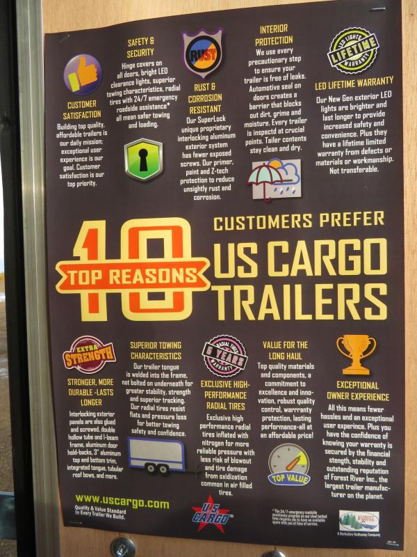 new Cargo (Enclosed) Trailers US Cargo  for sale, in Humboldt, SD Thumbnail 7