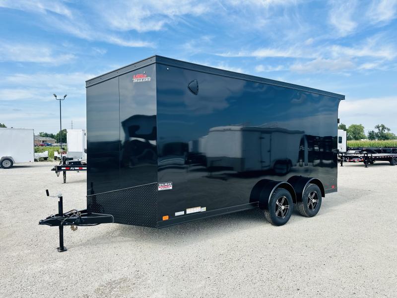 2024 United Trailers UJ 7 x 16 Tandem Axle Cargo / Enclosed