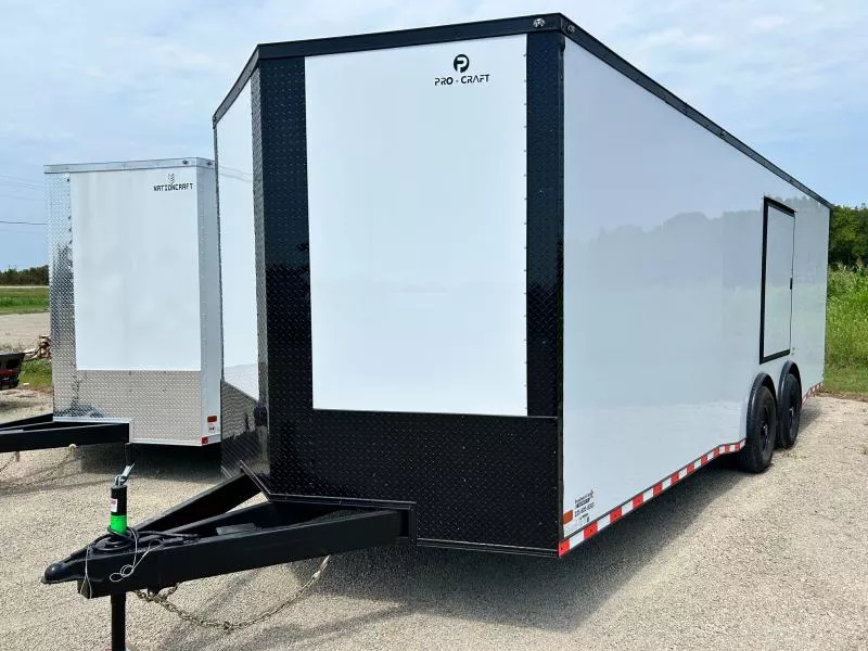 2026 NationCraft Trailers 8.5x24TA3 Enclosed V-Nose Car / Racing Trailer