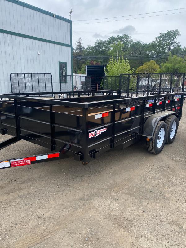 R and J 7 X 14 7K Landscape Trailer 202