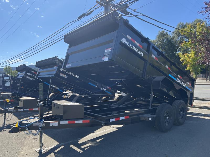 2025 R & J Trailers Inc 7 X14 DUMP 10K Dump Trailer 7o2mjgawrrwa