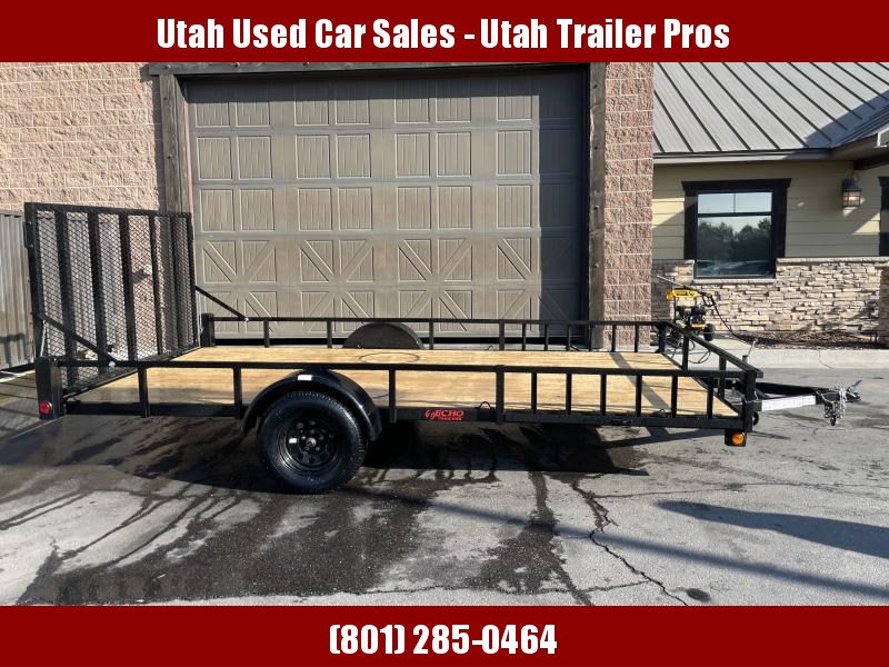 2022 7x14 Foot Utility Trailer w/Side Ramps, Echo TrailersATV Trailer, UTV Trailer 2022 7x14 Foot Utility Trailer w/Side Ramps, Echo TrailersATV Trailer, UTV Trailer